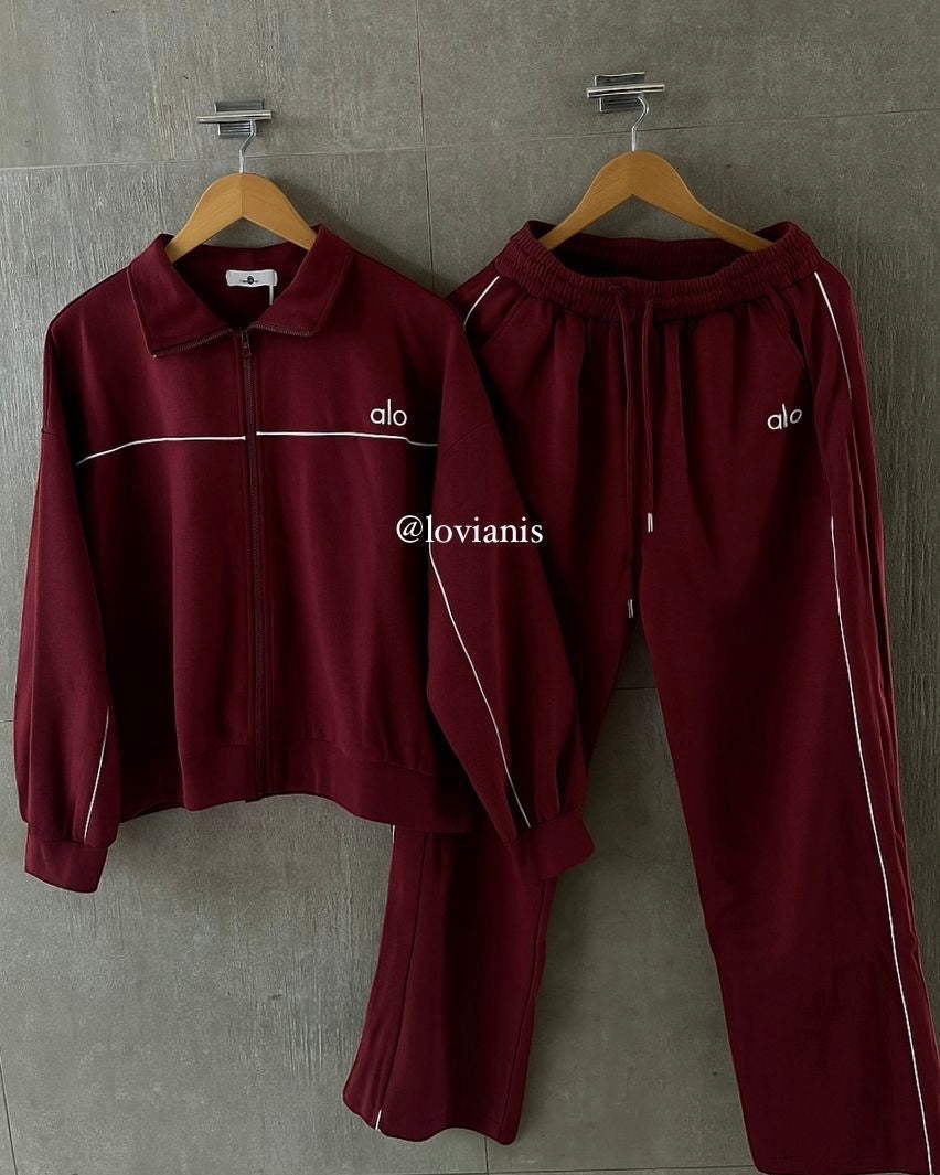 Alo Sporty Red Set