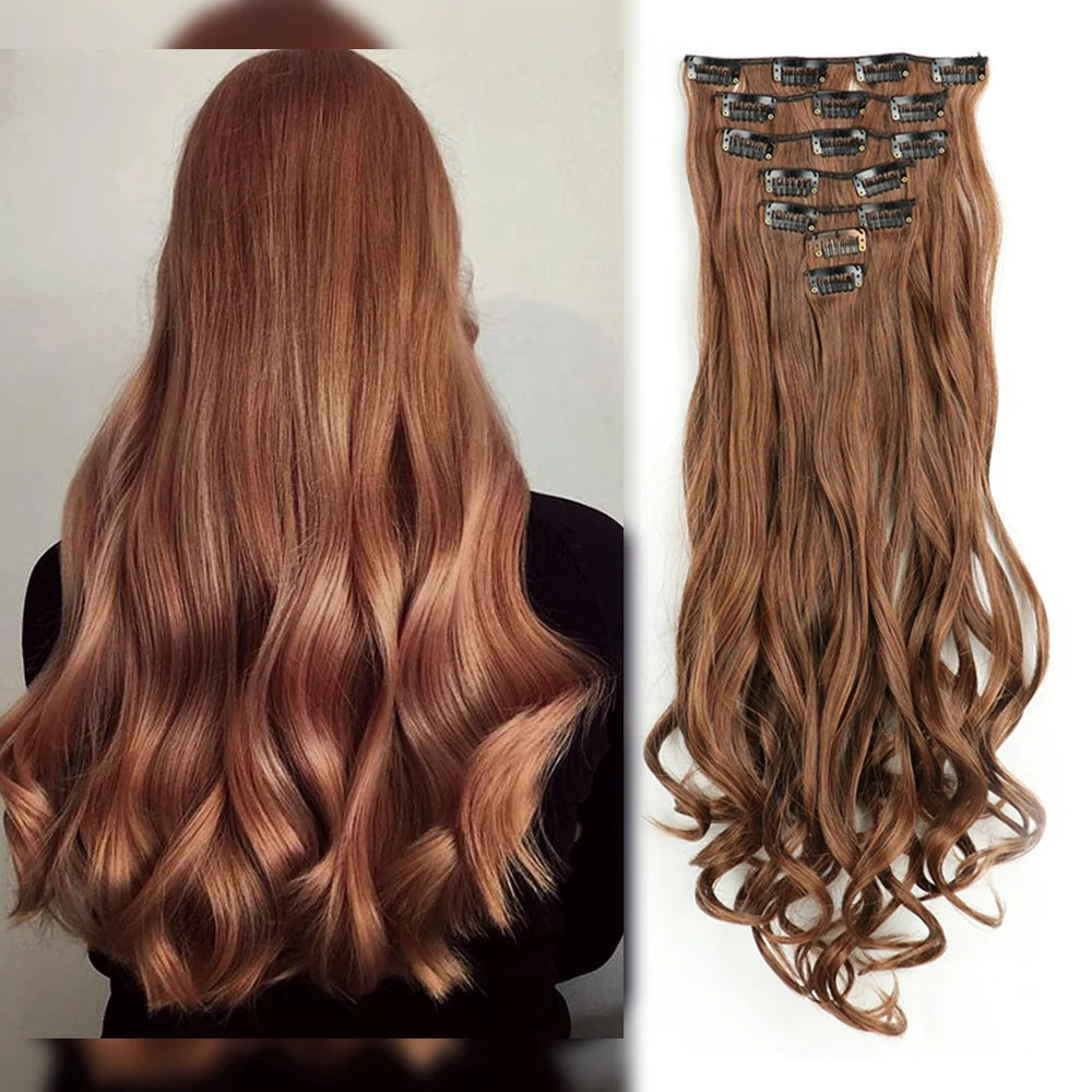 Hair Extensions Long Curly Natural Wavy