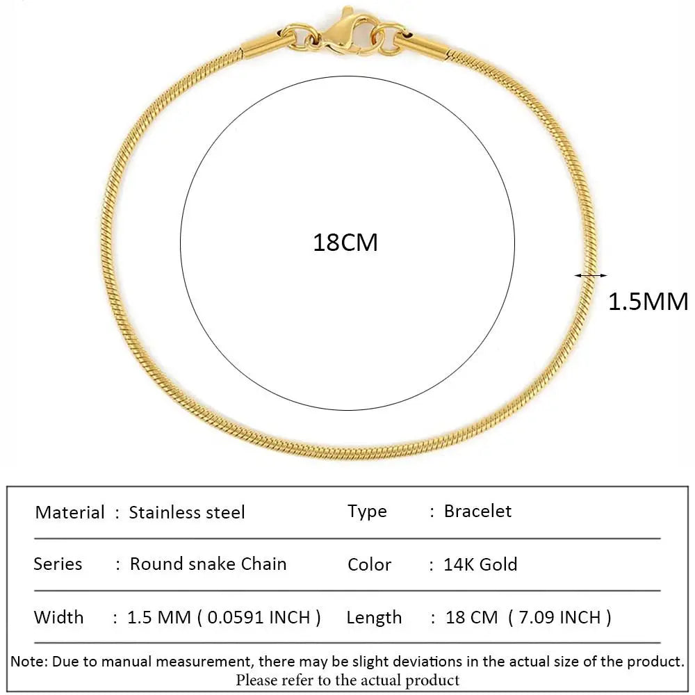 Stainless Steel Cuban Chain Bracelet