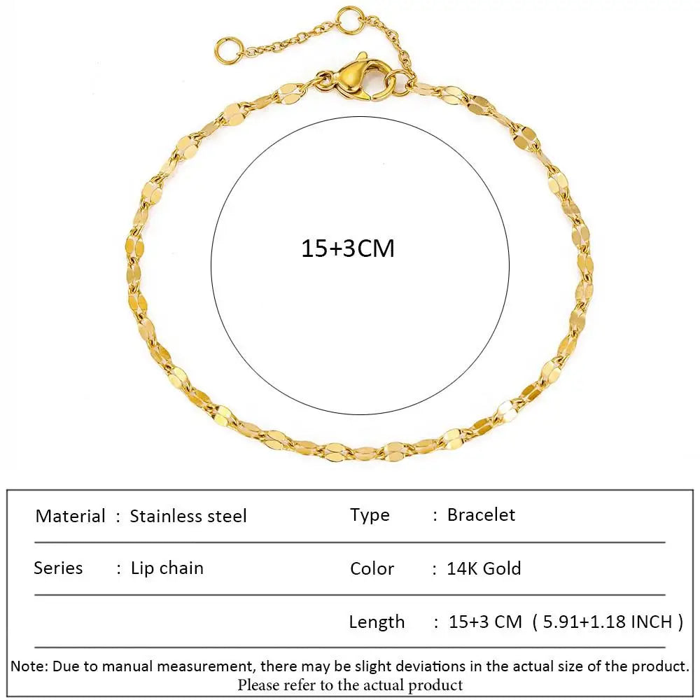 Stainless Steel Cuban Chain Bracelet