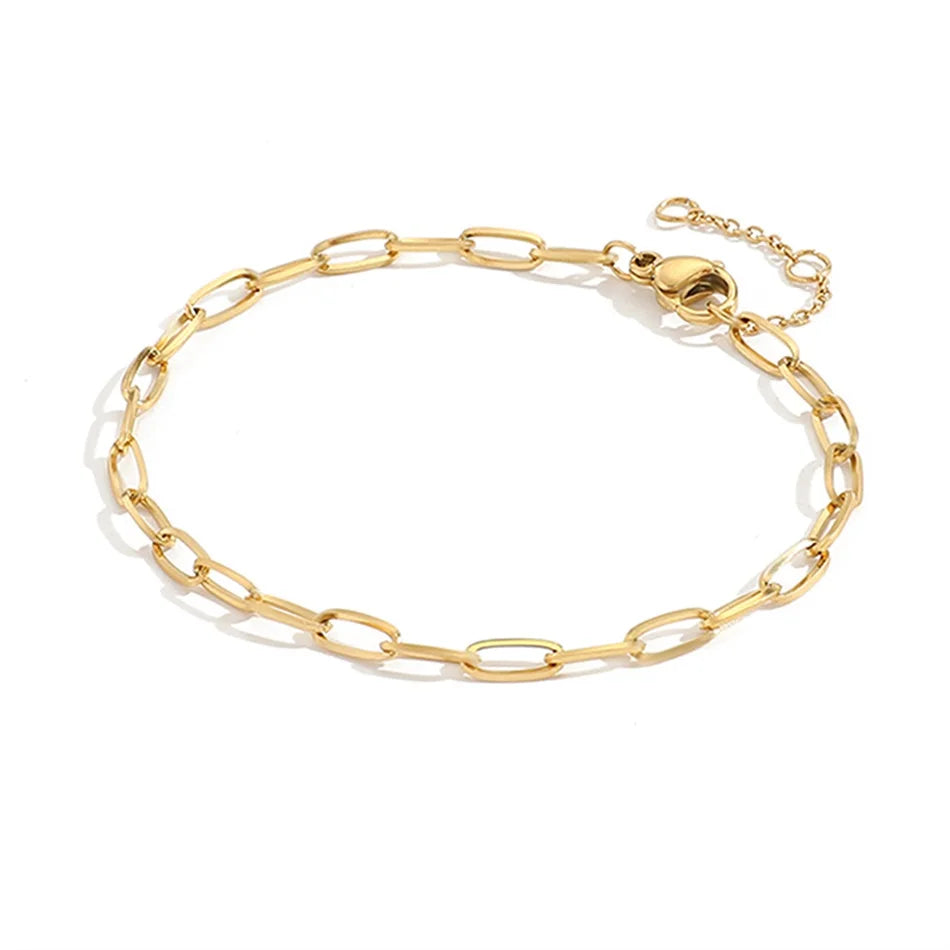 Stainless Steel Cuban Chain Bracelet