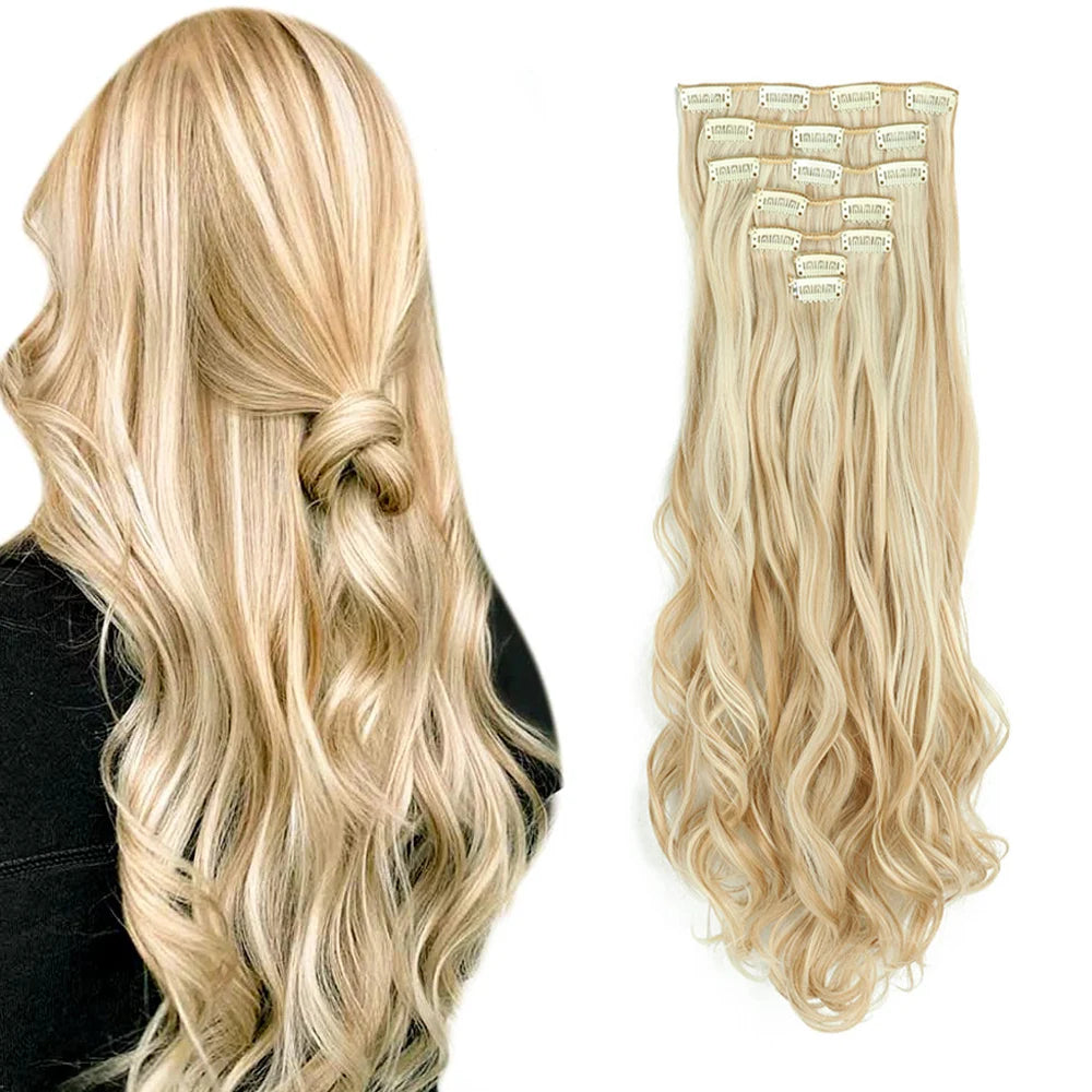 Hair Extensions Long Curly Natural Wavy