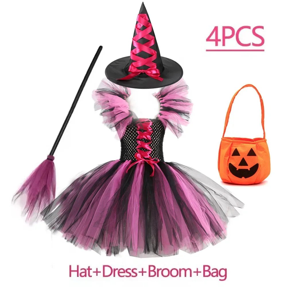 Kids Halloween Witch Costumes