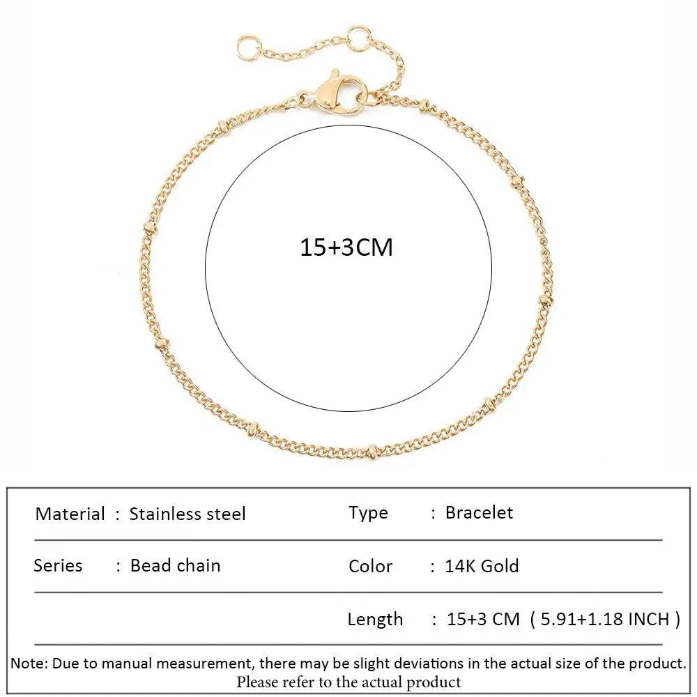 Stainless Steel Cuban Chain Bracelet