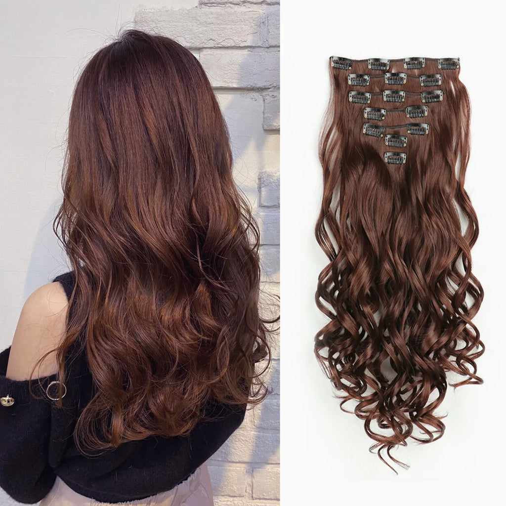 Hair Extensions Long Curly Natural Wavy