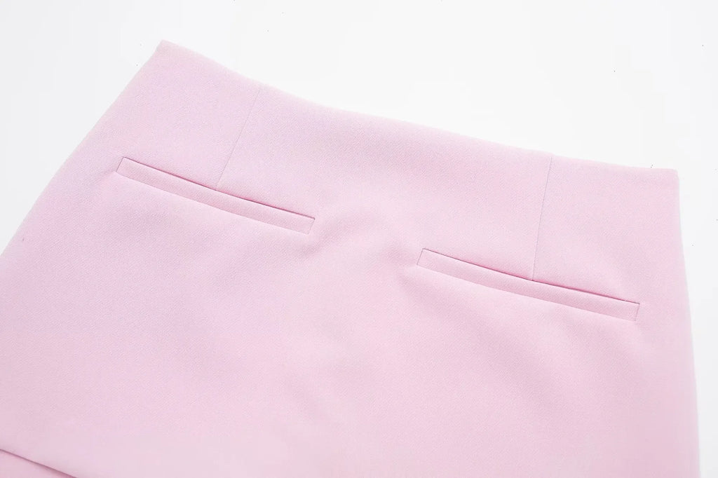 V-Neck Sleeveless Zipper Top