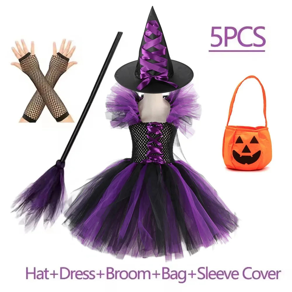 Kids Halloween Witch Costumes