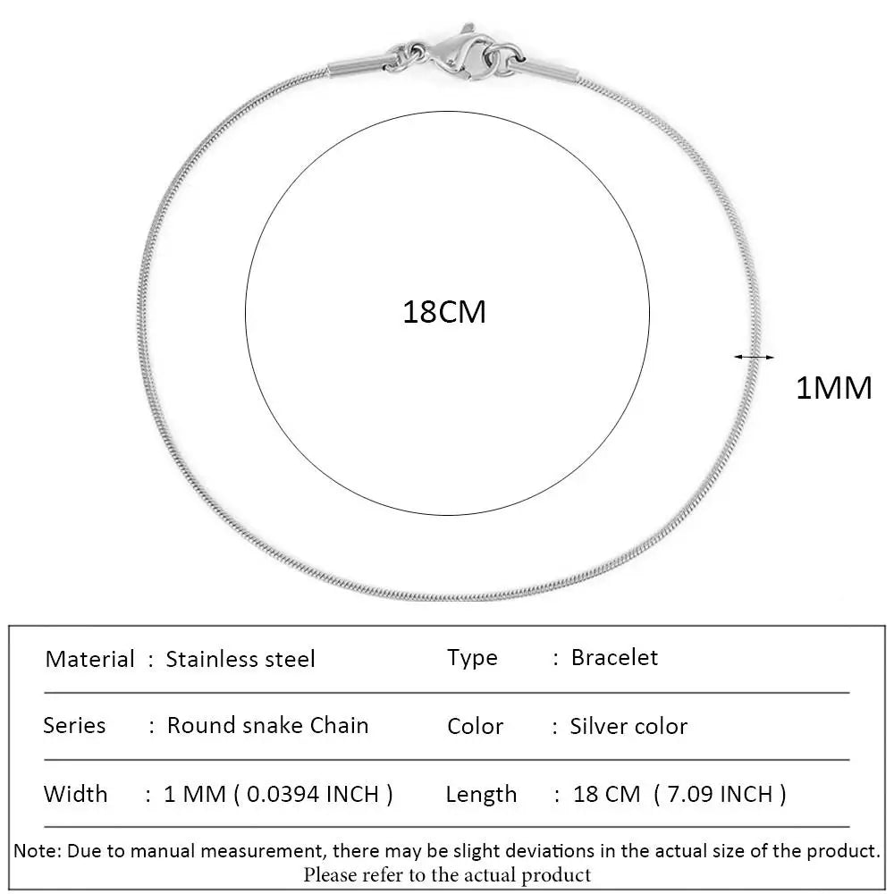 Stainless Steel Cuban Chain Bracelet