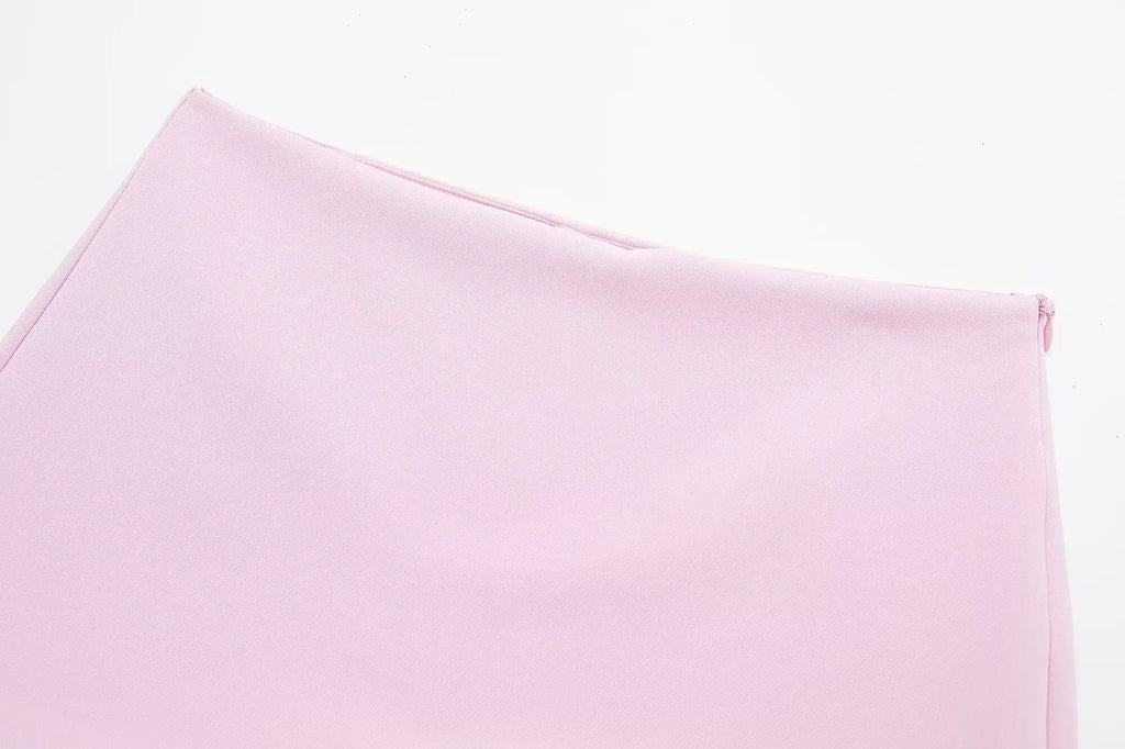 V-Neck Sleeveless Zipper Top