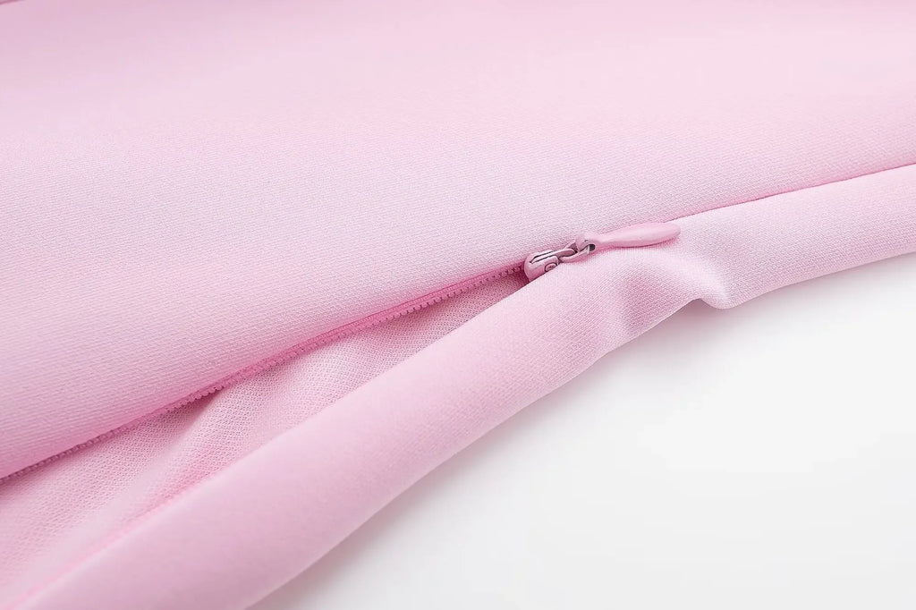 V-Neck Sleeveless Zipper Top