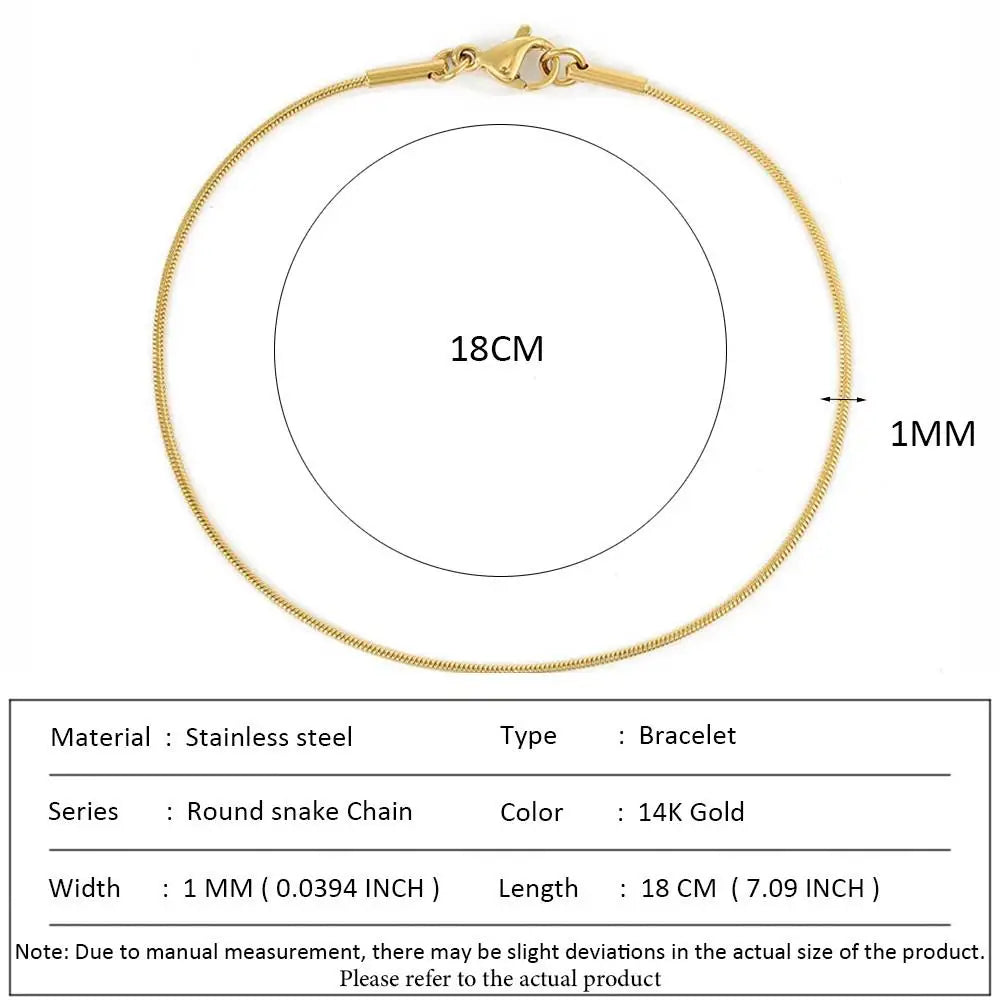 Stainless Steel Cuban Chain Bracelet