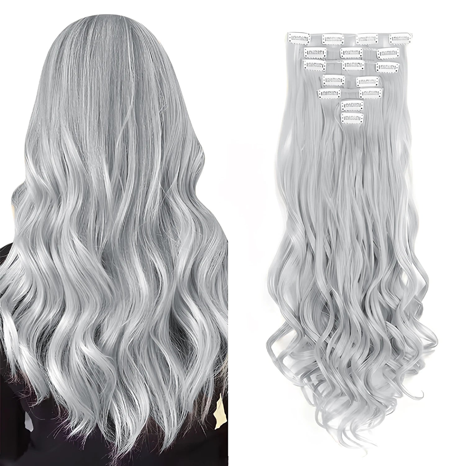 Hair Extensions Long Curly Natural Wavy