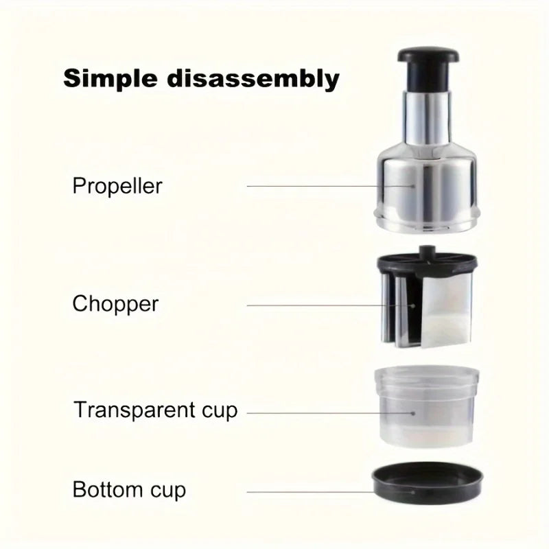 Manual Garlic Press & Crusher