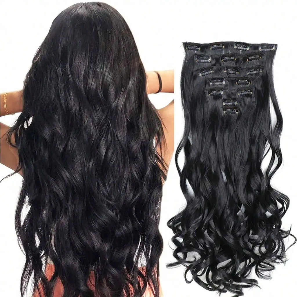 Hair Extensions Long Curly Natural Wavy