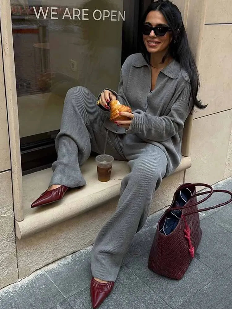 Knitted Cardigan Sets