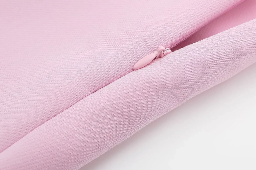 V-Neck Sleeveless Zipper Top