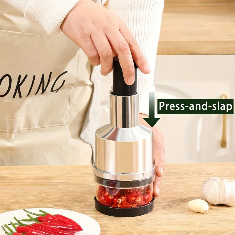 Manual Garlic Press & Crusher