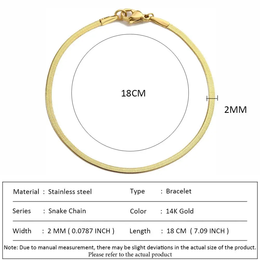 Stainless Steel Cuban Chain Bracelet