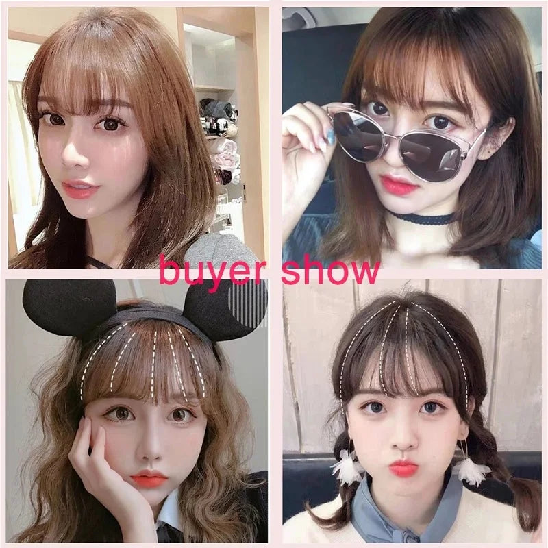 Invisible Air Bangs Synthetic Hair Extension