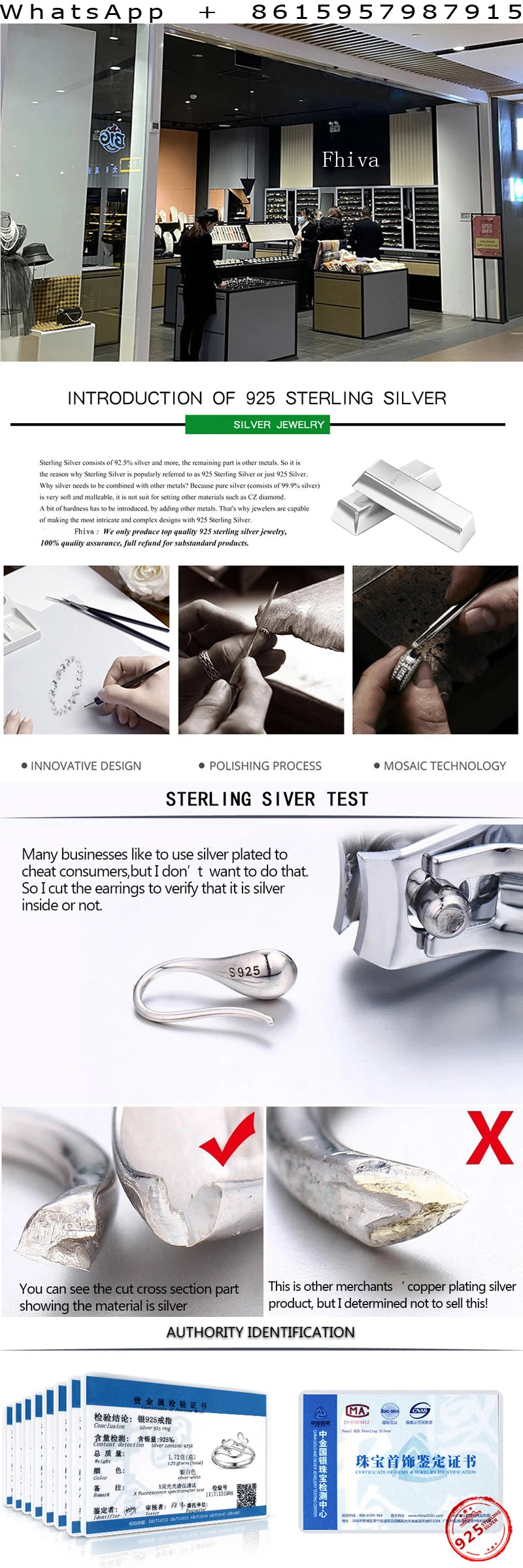 Silver Oval Ring Exquisite Zircon Stones