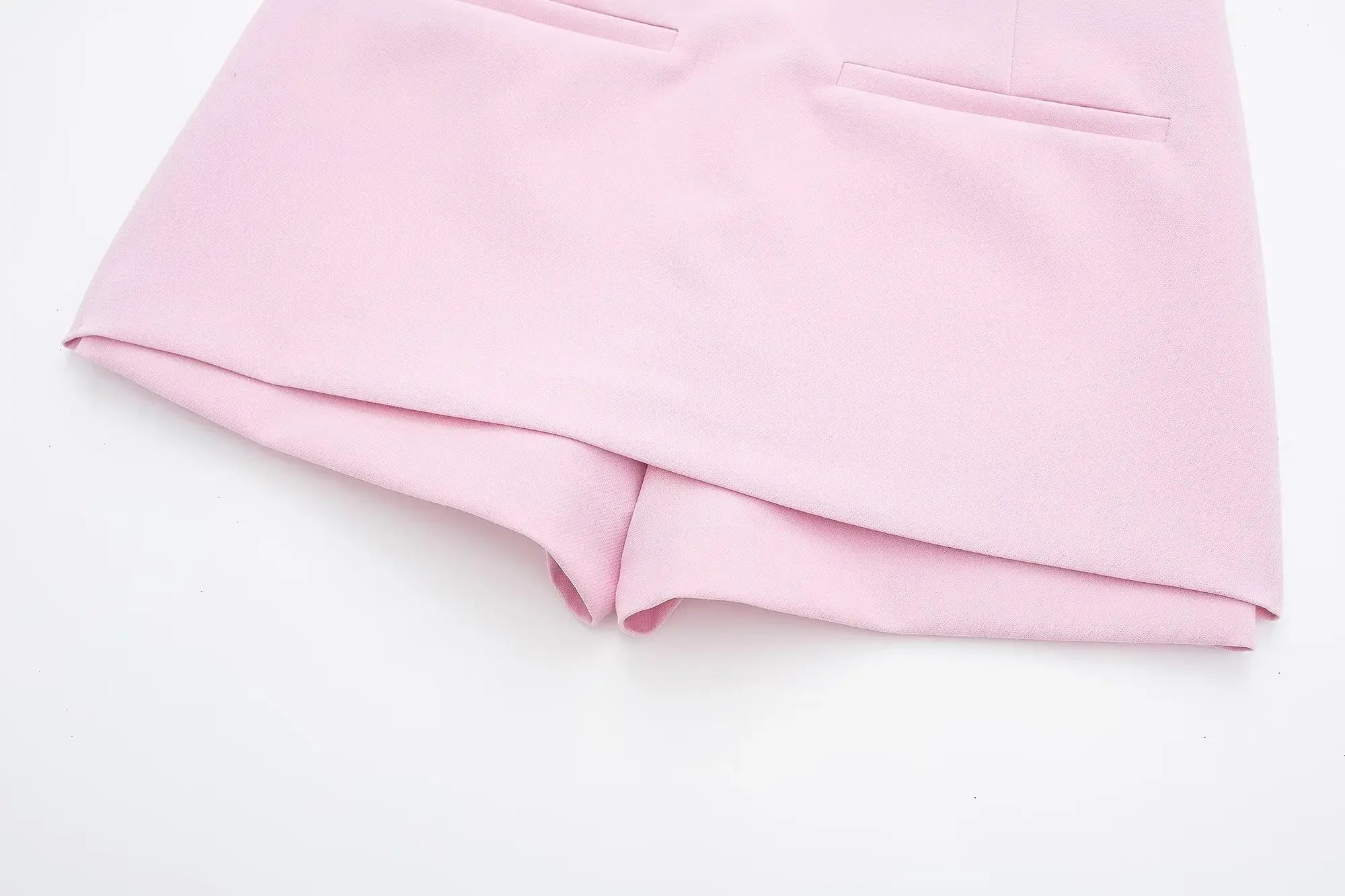 V-Neck Sleeveless Zipper Top