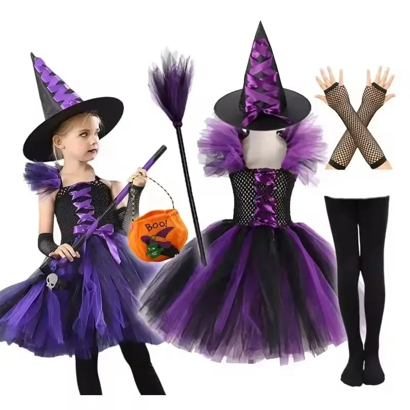 Kids Halloween Witch Costumes