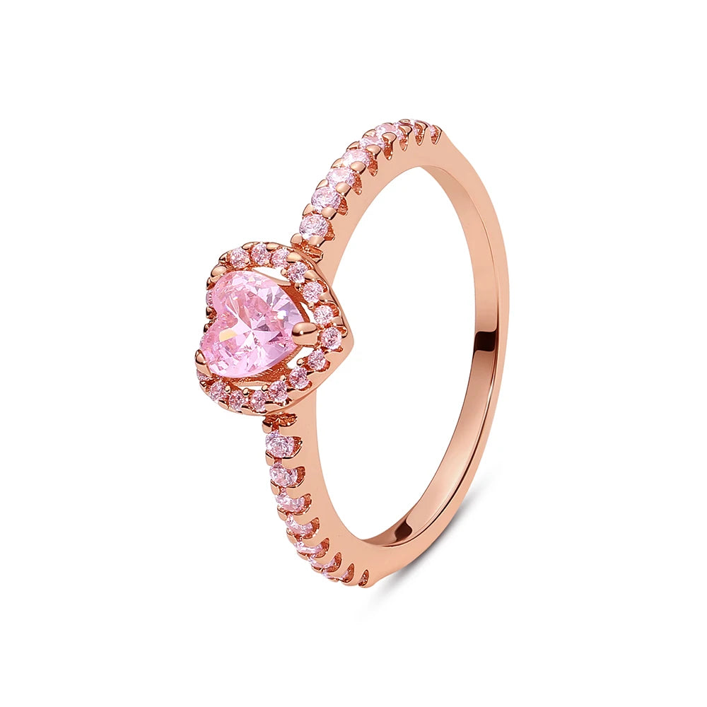 Sterling Silver Crystals Ring