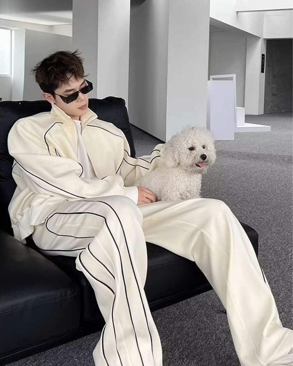 Eden Track Luxe Set white