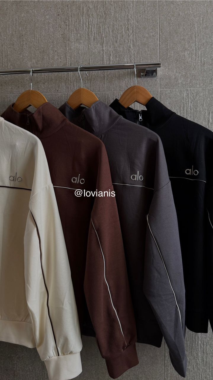 Alo Sporty Dark Grey Set